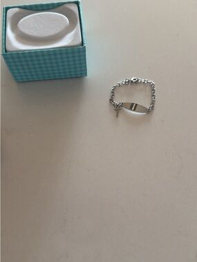 Steel Chain Bracelet with Cross Charm for small child